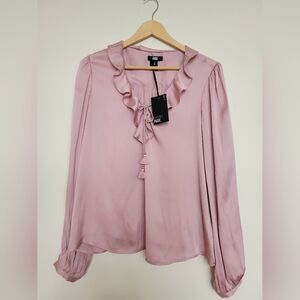 PAIGE Ilara Blouse Blush Medium new with tags